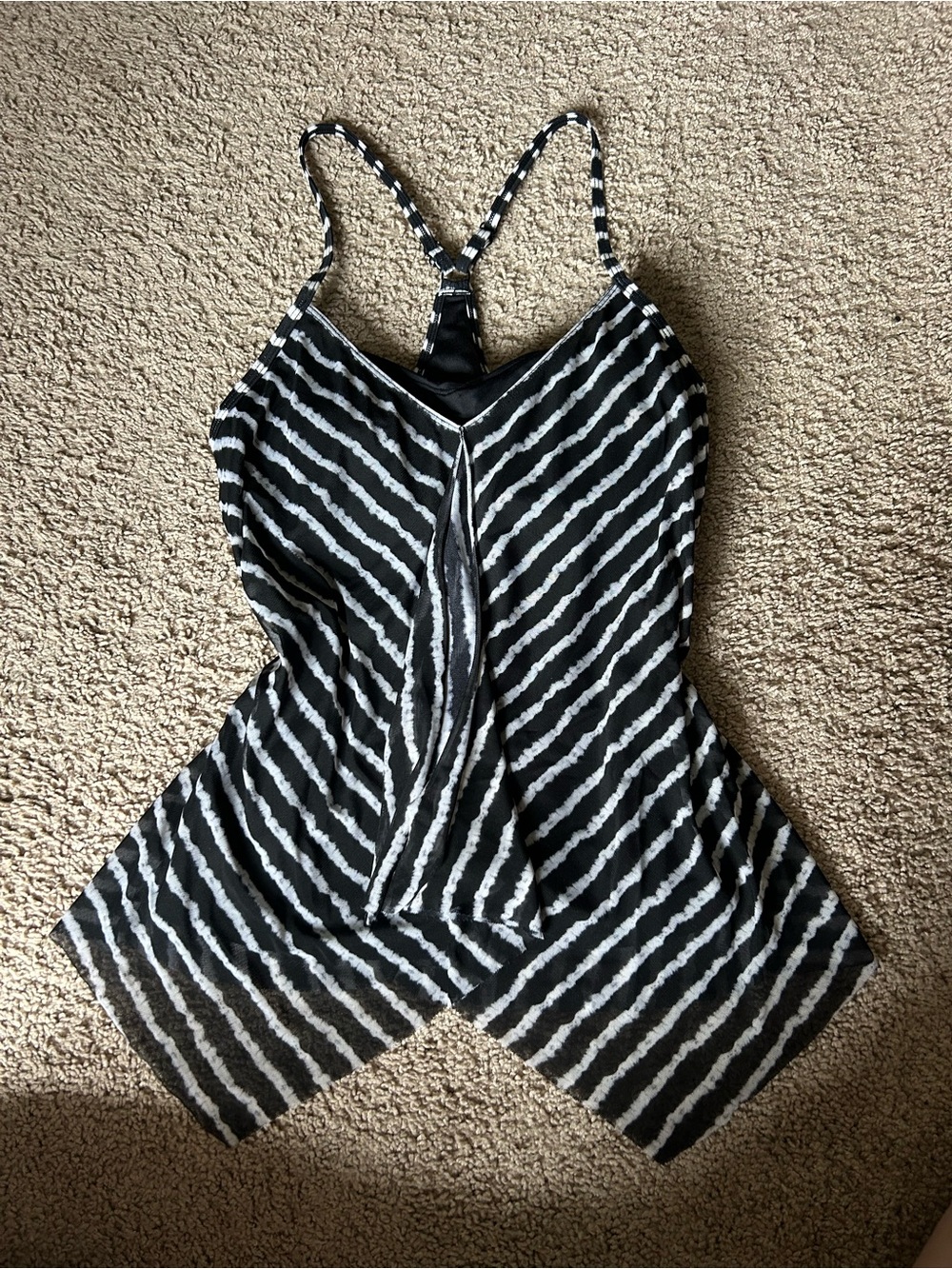 Beach House Black Swimsuit top